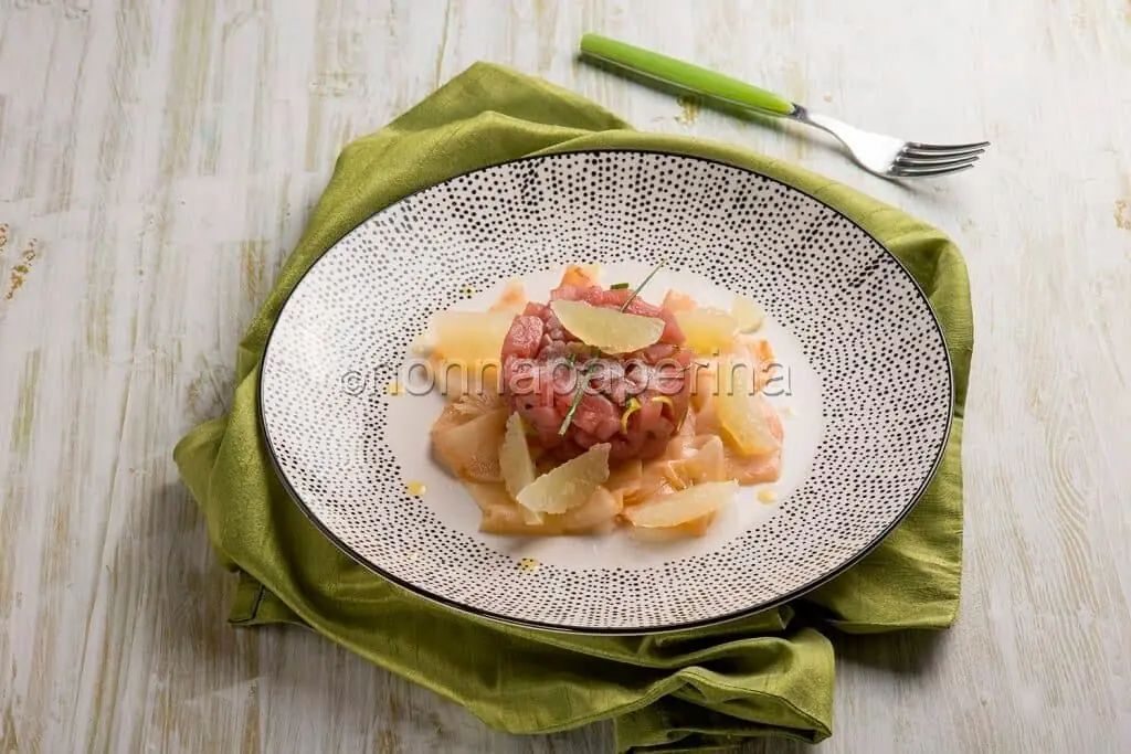 Tartare di tonno agli agrumi