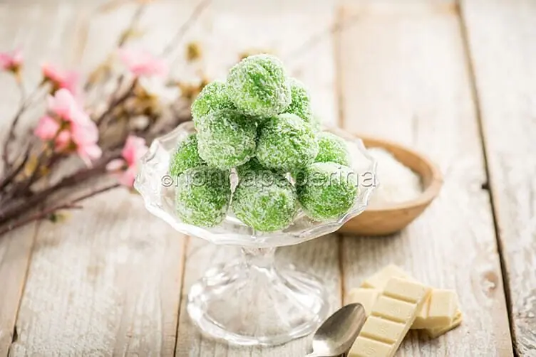 Tartufi al pandan, dei dolcetti deliziosi e di classe