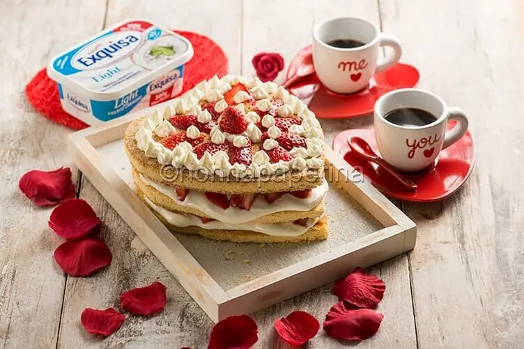 Torta alle fragole, il dessert perfetto per San Valentino