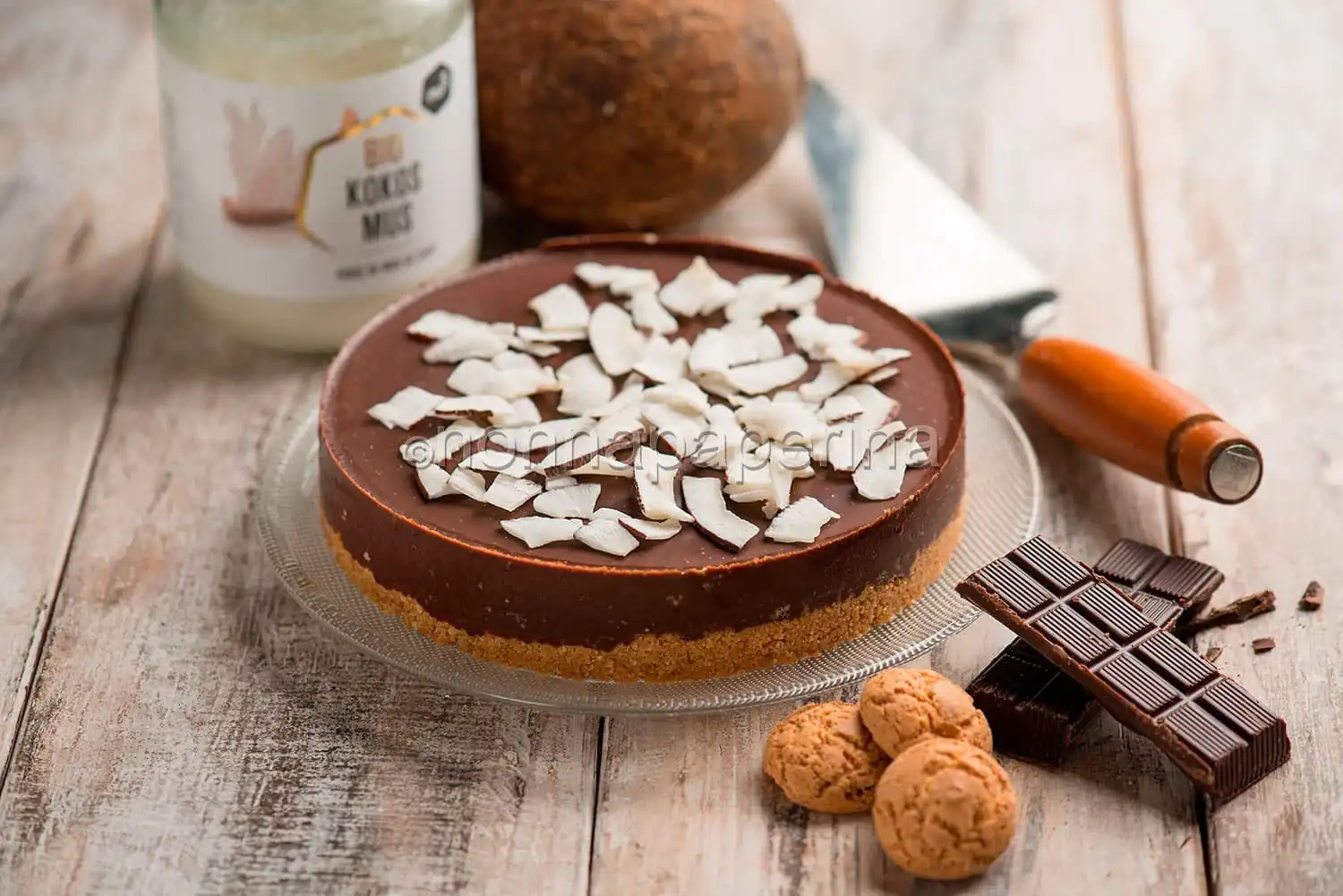 Torta con purea di cocco, un dolce diverso dal solito