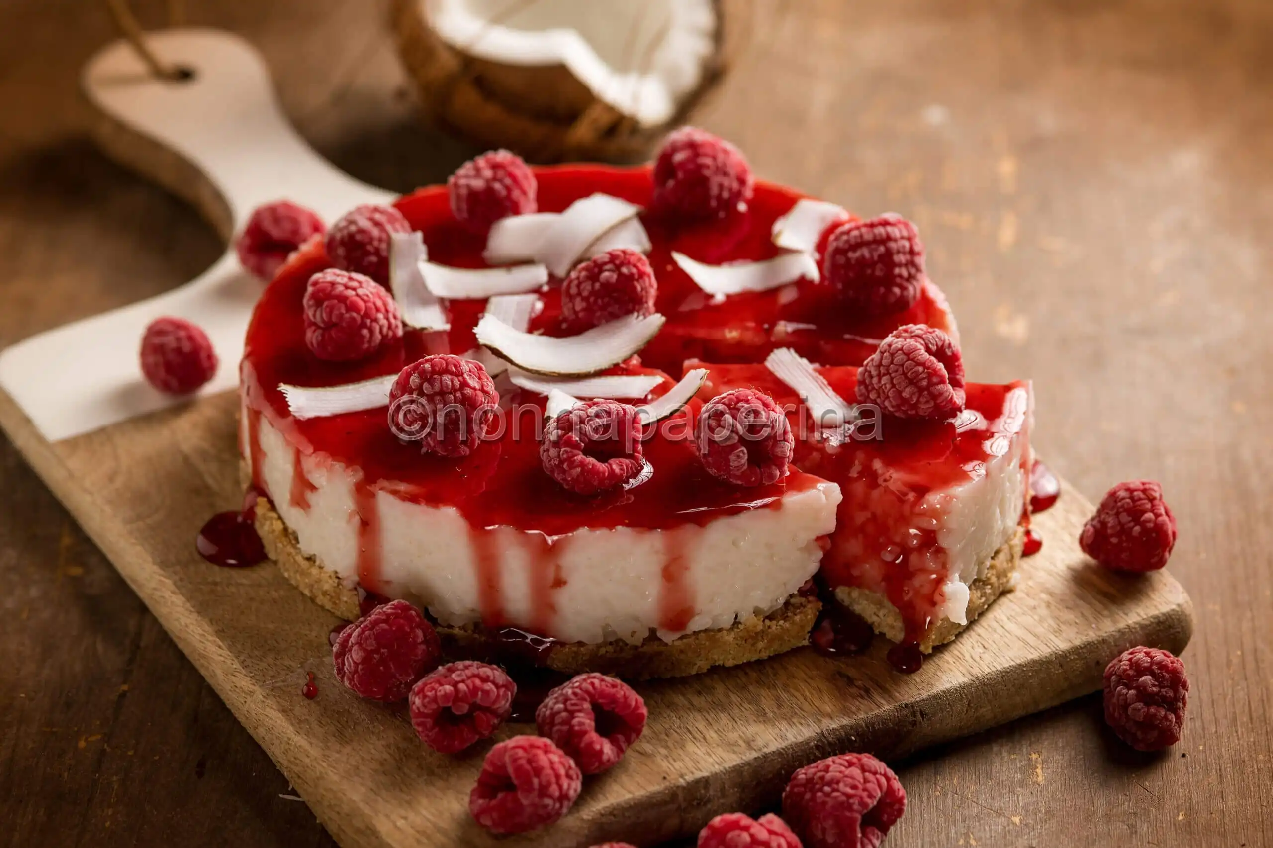 Torta di riso al cocco, una torta gustosa senza glutine