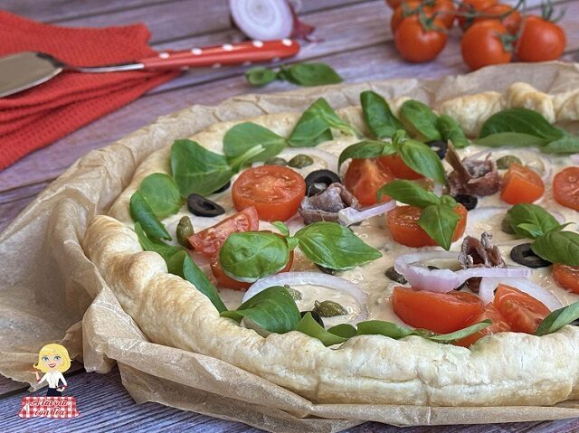 Torta salata al tonno