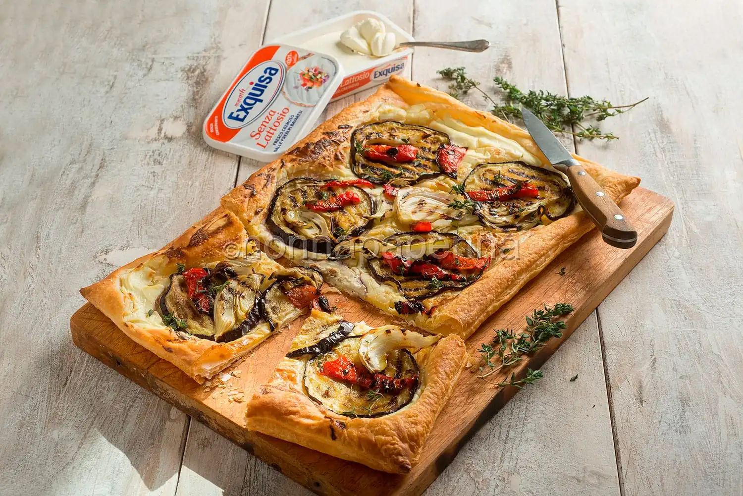 Torta salata con finocchi e melanzane, vera bontà