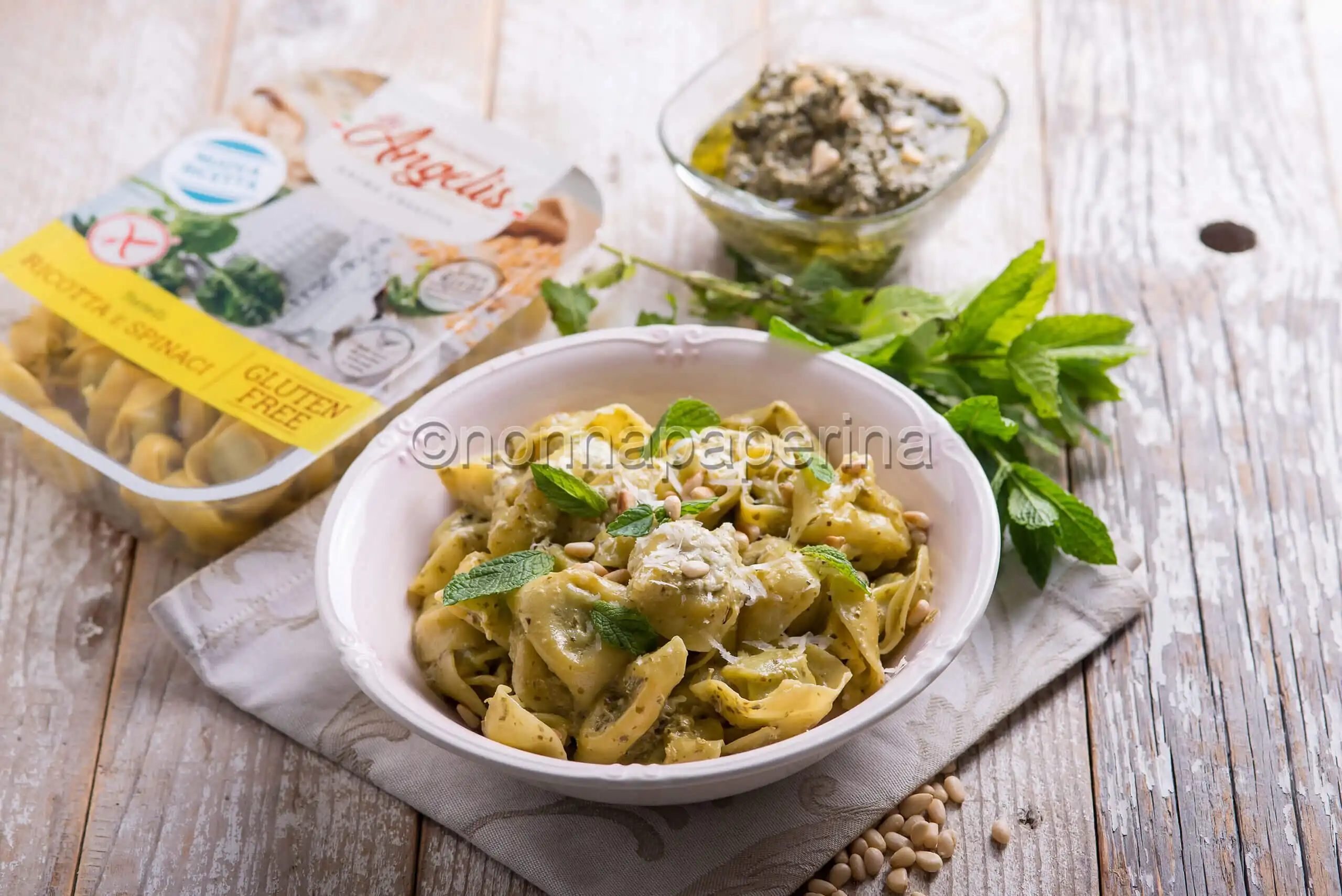 Tortelli al pesto di menta, un primo piatto davvero unico