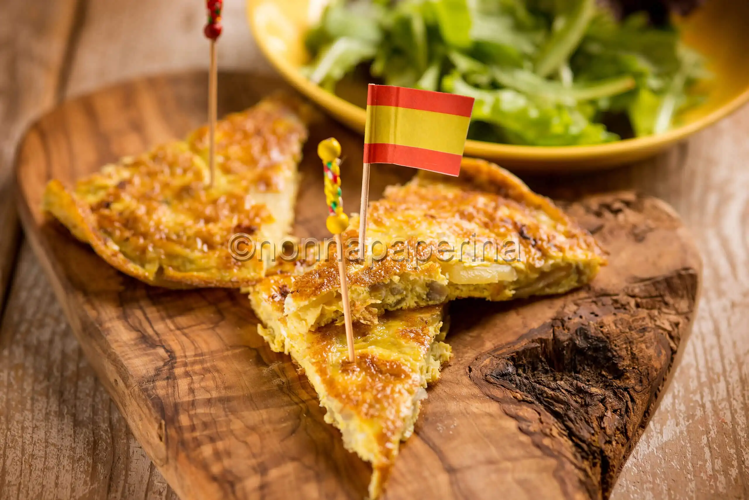 Tortilla spagnola, una versione con le cipolle