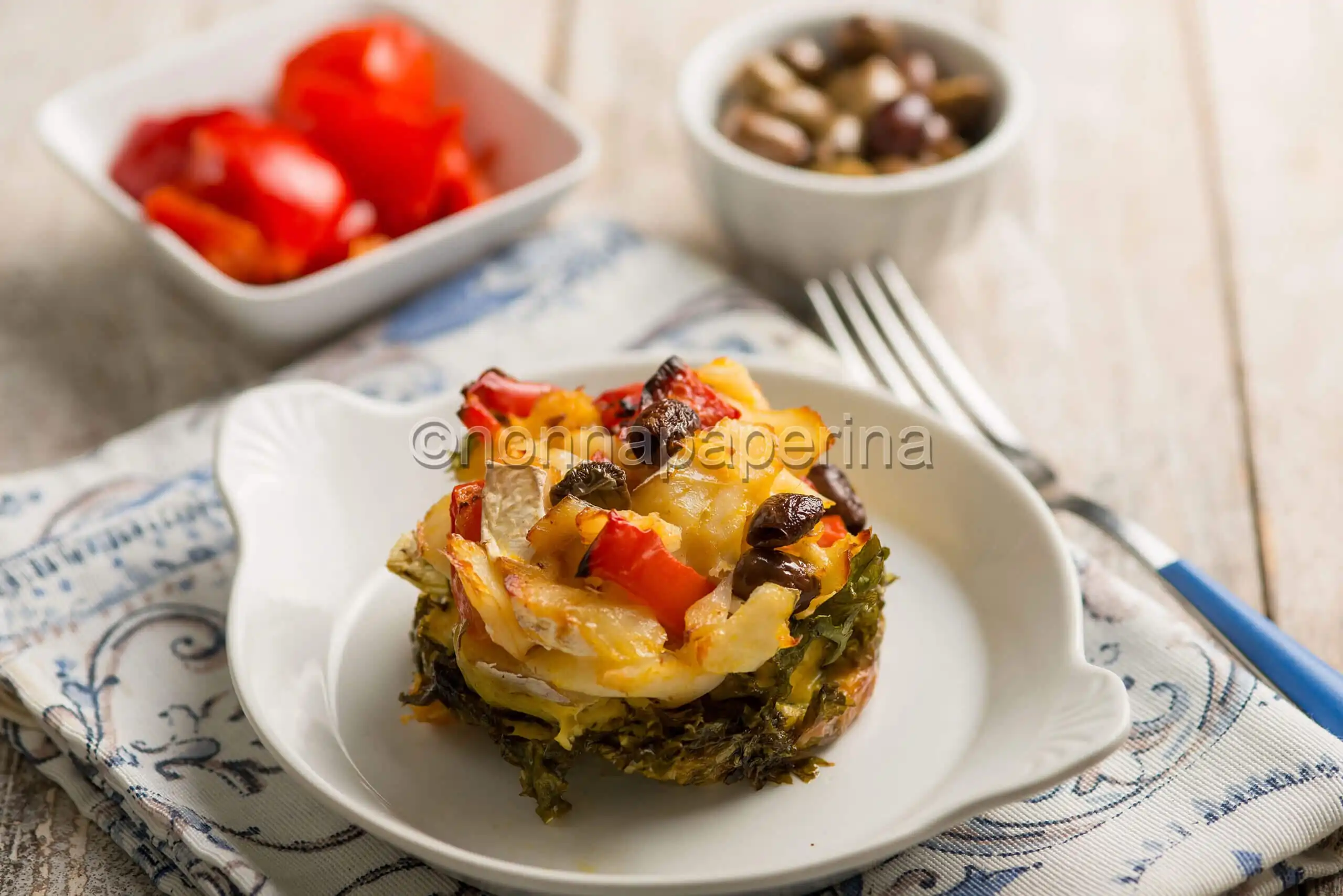 Tortino di baccalà con olive, un’idea per il pranzo o la cena!