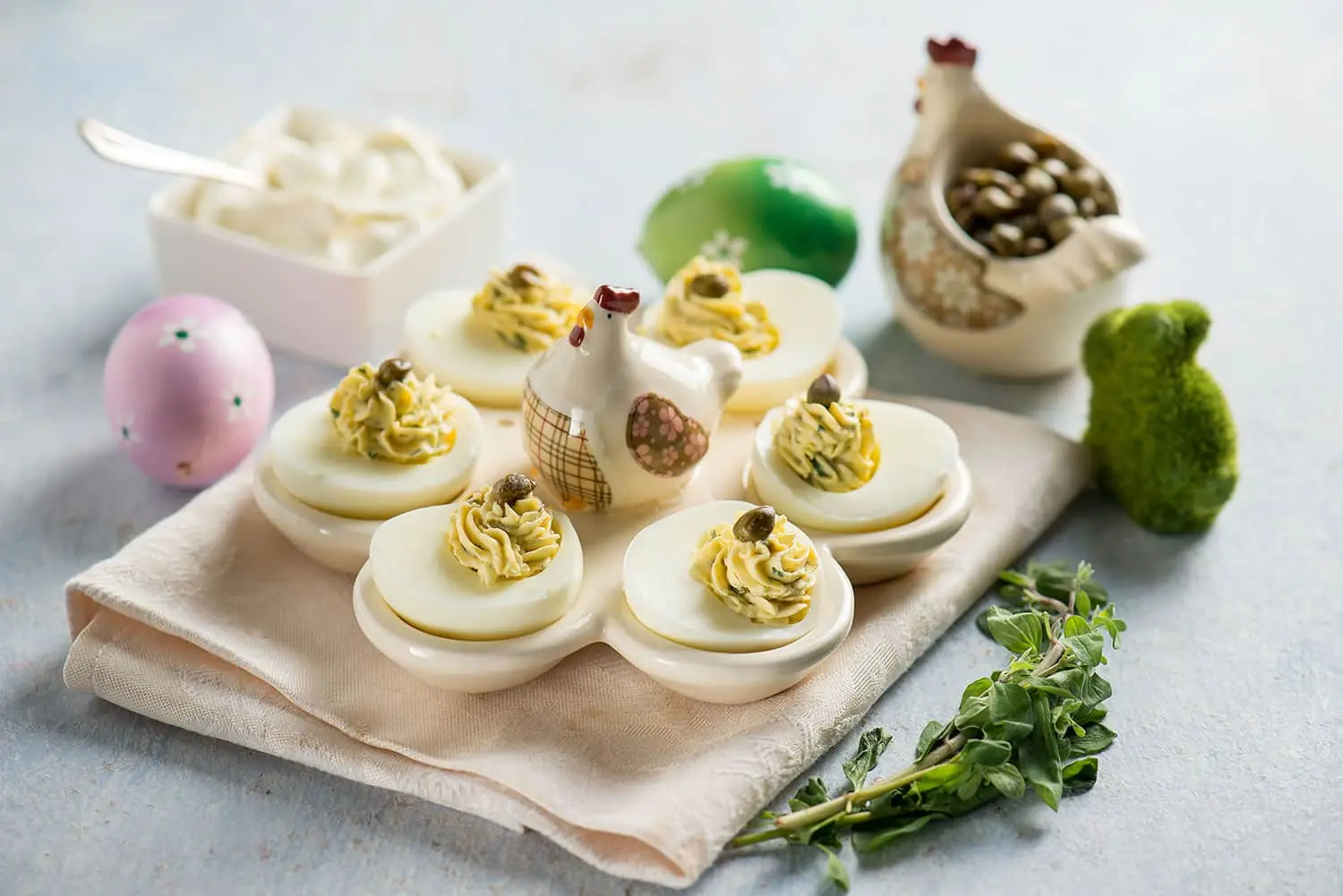Uova ripiene light, un antipasto per la Pasqua