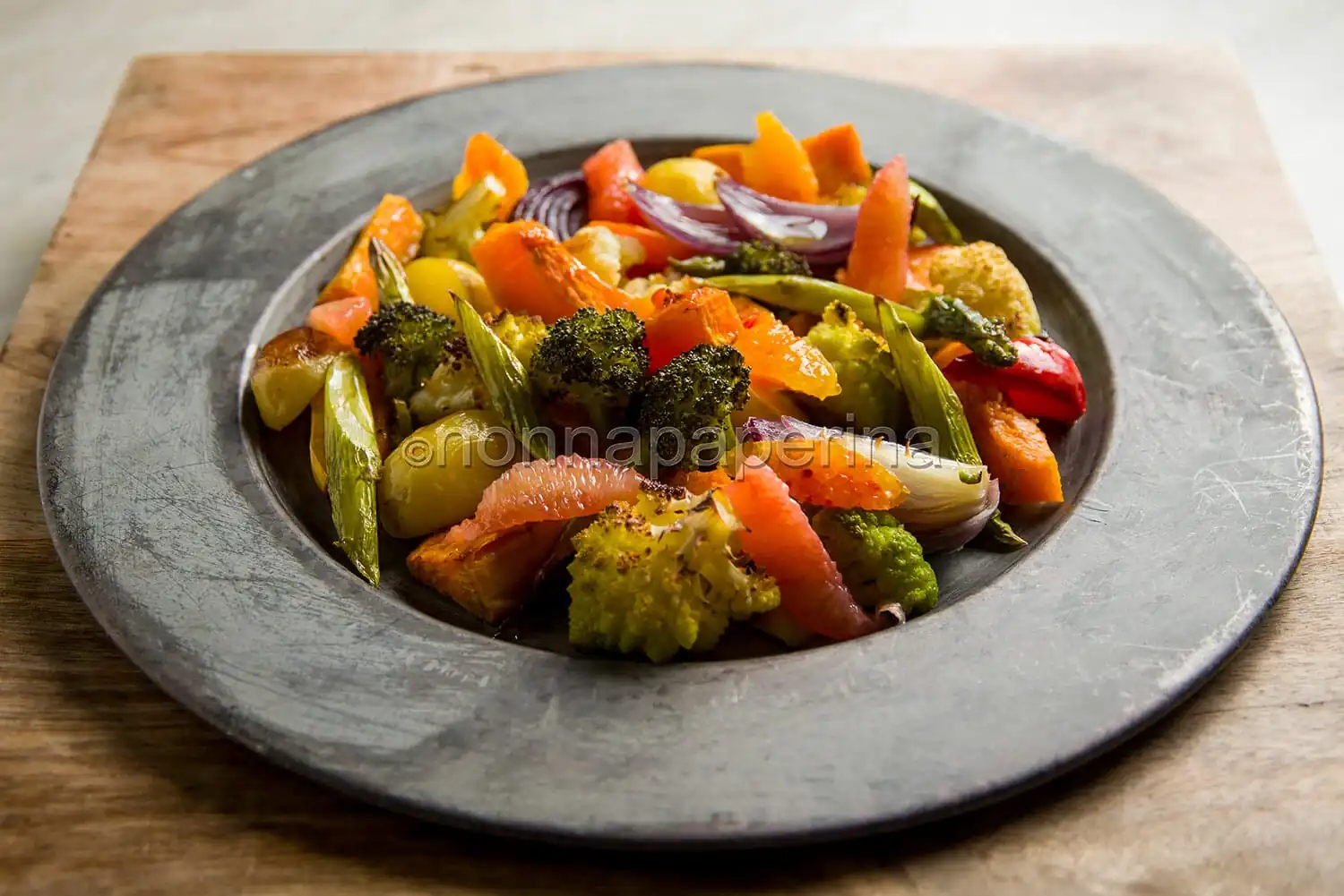 Verdure miste arrostite, un pieno di oligoelementi