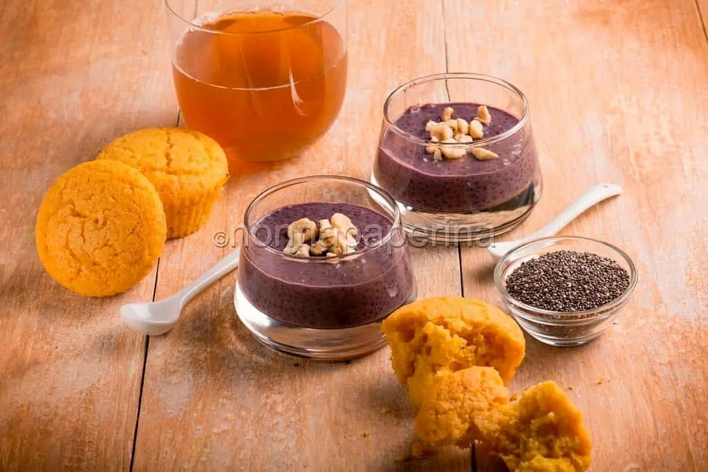 Voglia di dolci? Ecco un goloso pudding con bacche di acai!