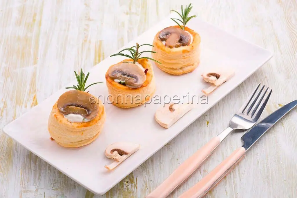 Vol-au-vent ai funghi
