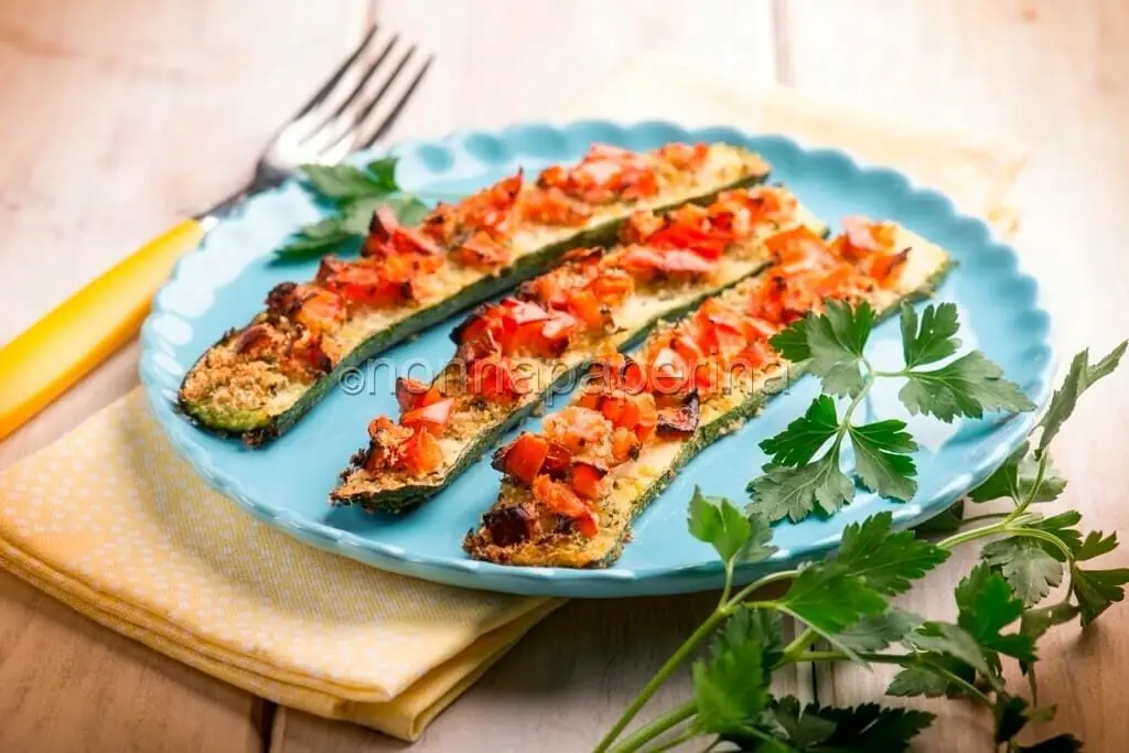 Zucchine al forno : un toccasana veloce da preparare