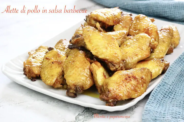 Alette di pollo in salsa barbecue