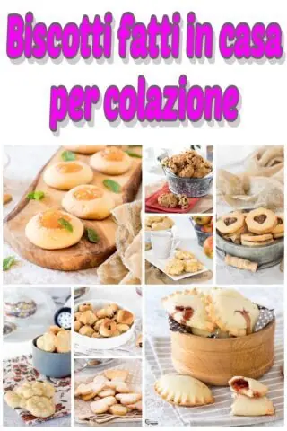 Biscotti fatti in casa per colazione
