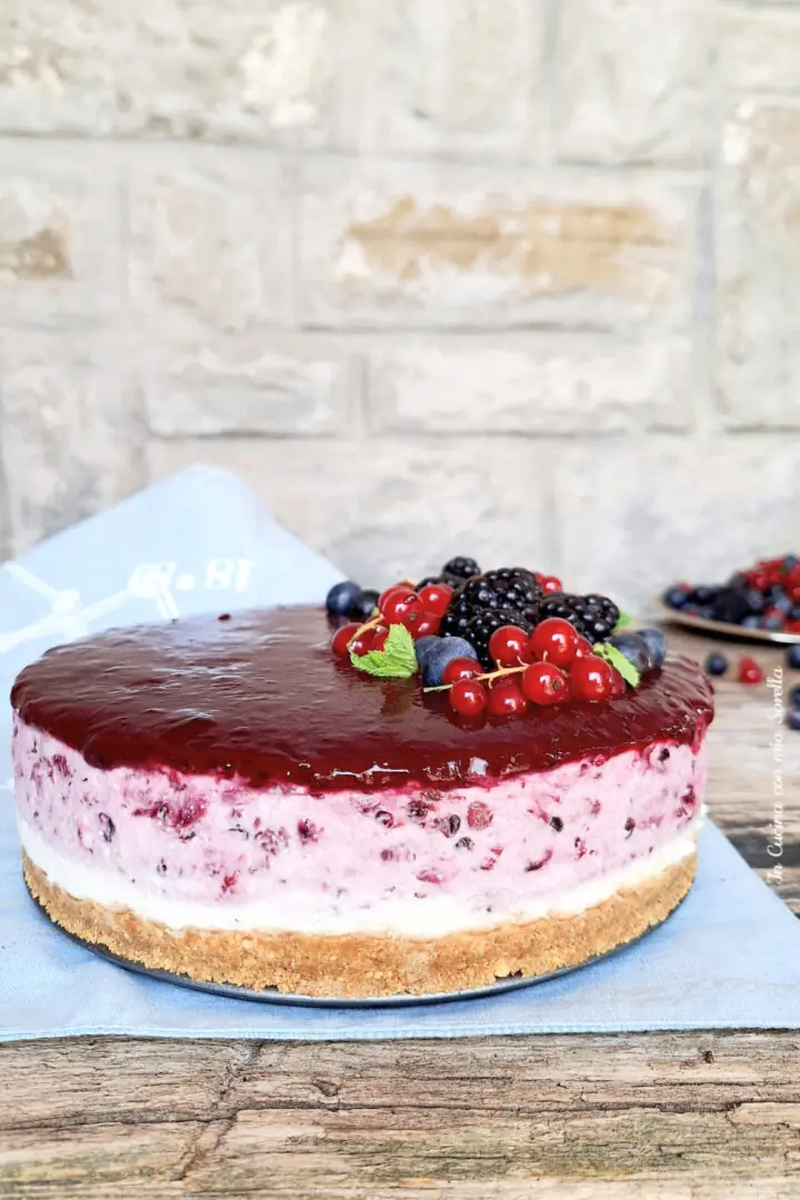 Cheesecake ai frutti di bosco
