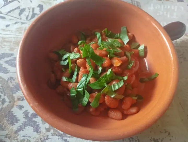 Fagioli borlotti al pomodoro