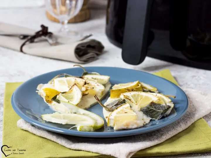 Filetti di platessa in friggitrice ad aria