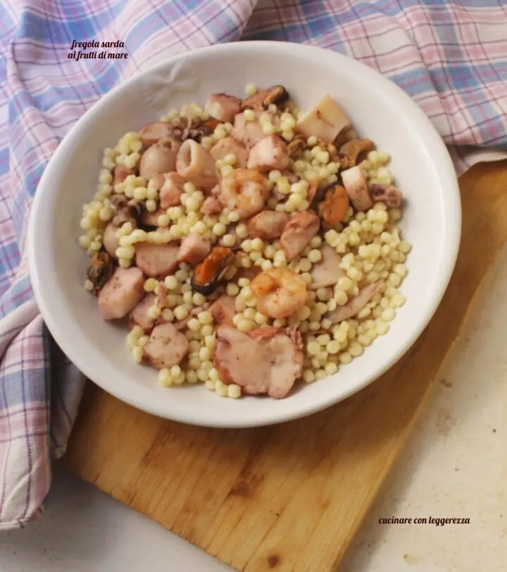 Fregola sarda ai frutti di mare