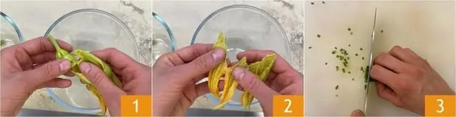 Frittata ai fiori di zucca