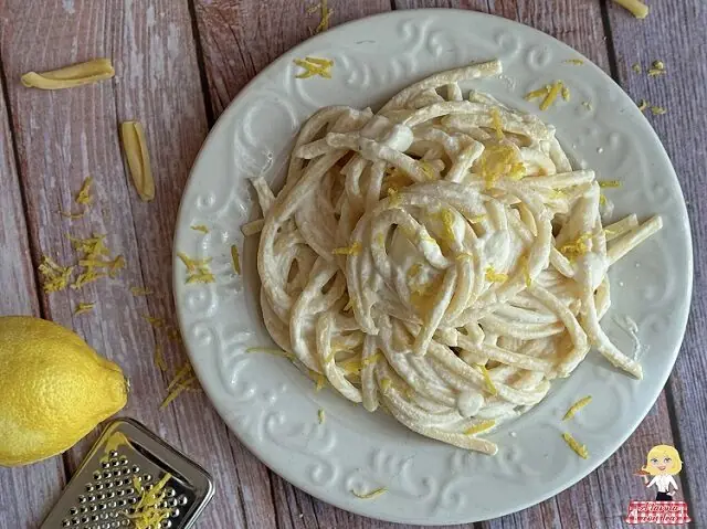 Pasta ricotta limone e alici