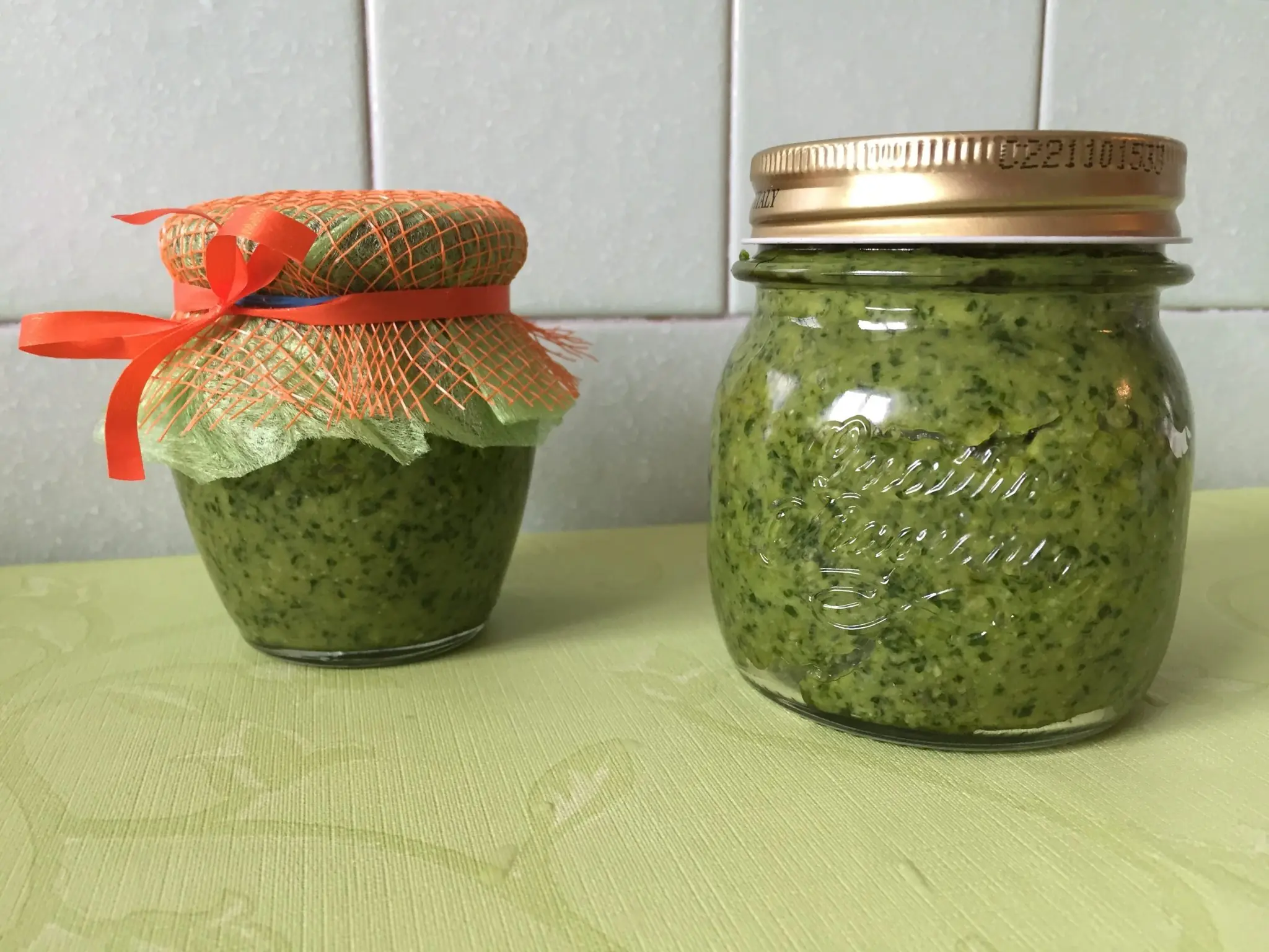 Pesto fatto in casa