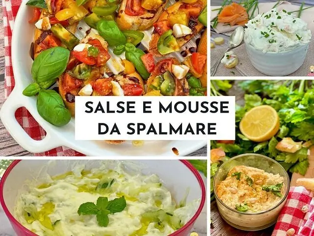 Salse e mousse da aperitivo
