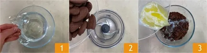 Sbriciolata senza cottura menta e cioccolato