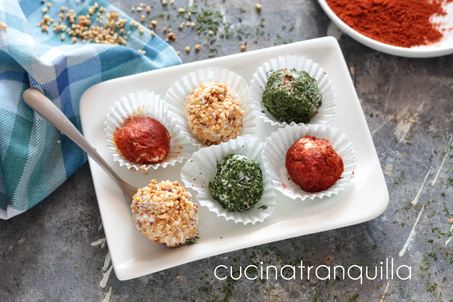 Tartufi salati ricetta facile senza cottura