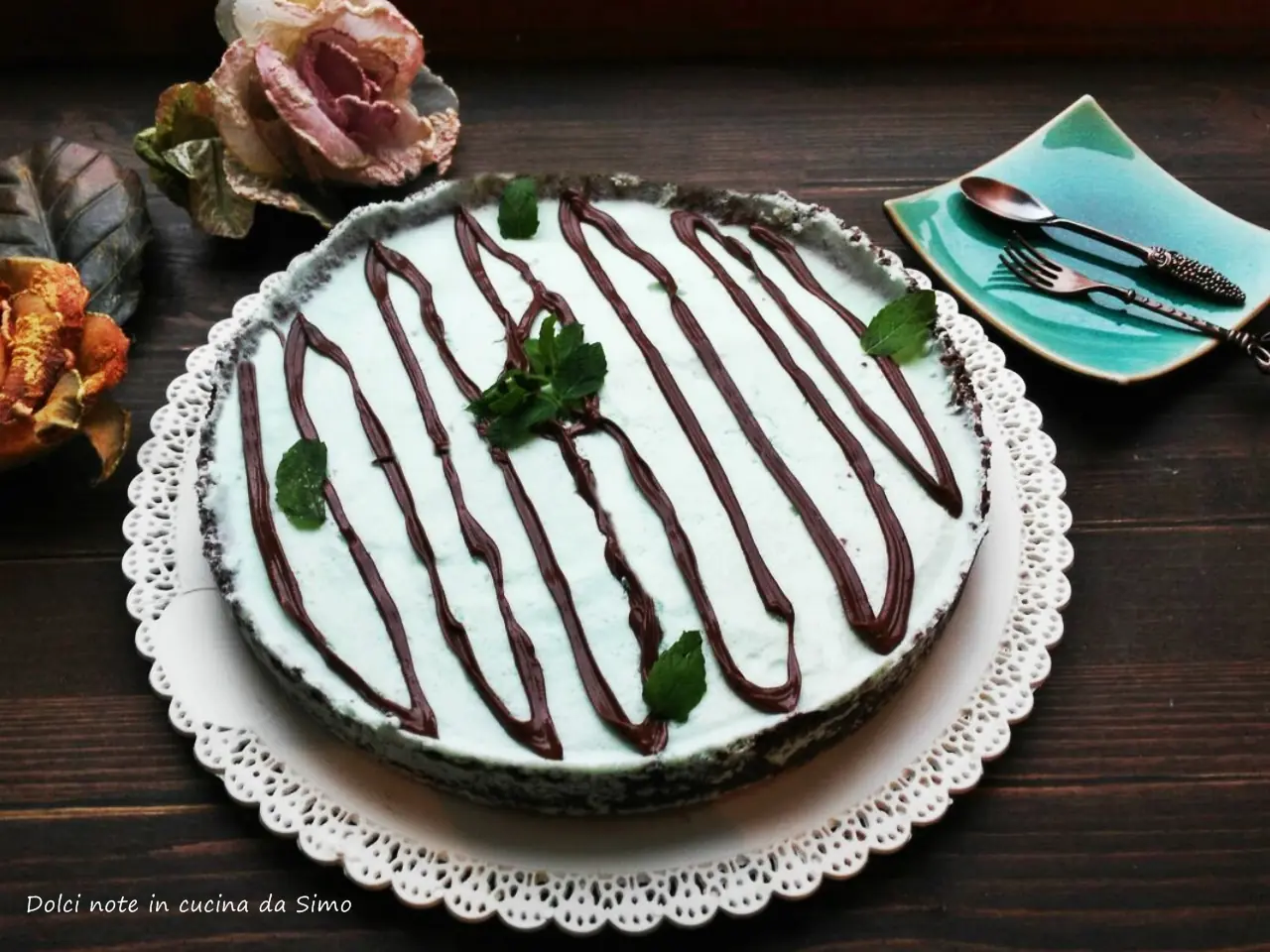 Torta fredda menta e cioccolato