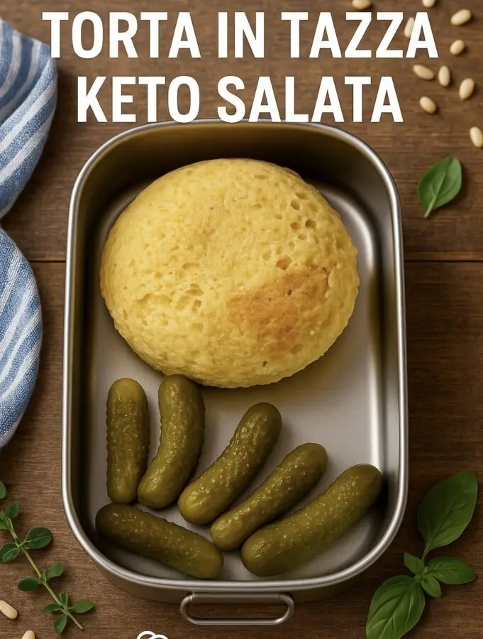 Torta in tazza keto salata: la ricetta salva-pranzo da fare in 5 minuti ⏰