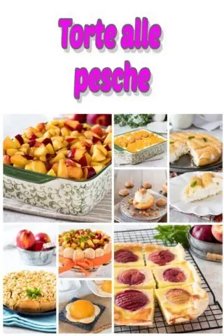 Torte alle pesche e dolci alle pesche