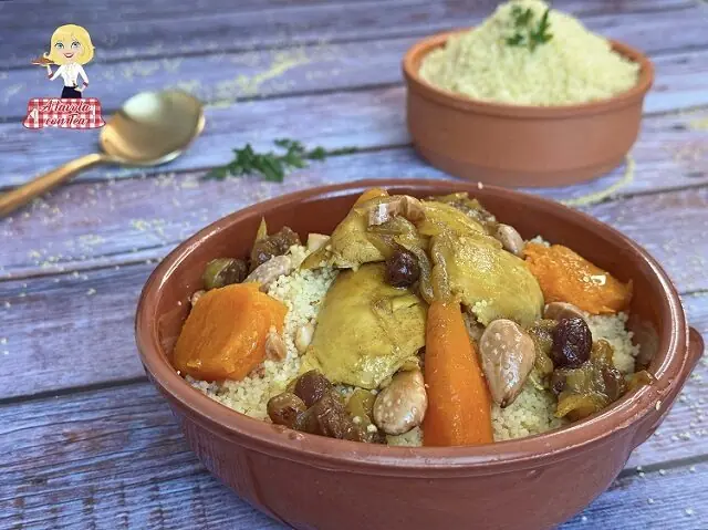 Couscous con pollo