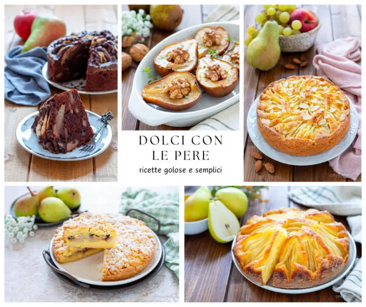 Dolci con le pere