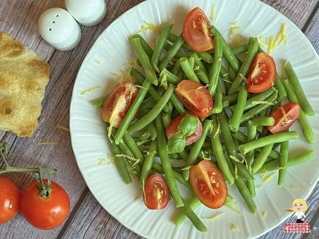 Fagiolini e pomodori