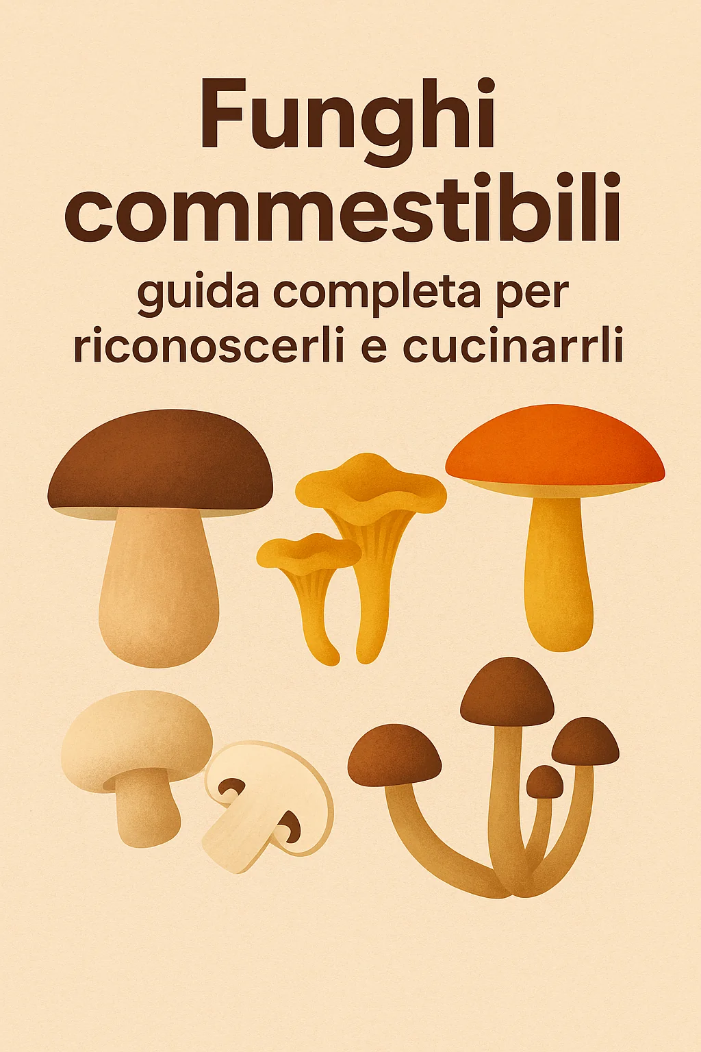 Funghi commestibili: guida completa per riconoscerli e cucinarli