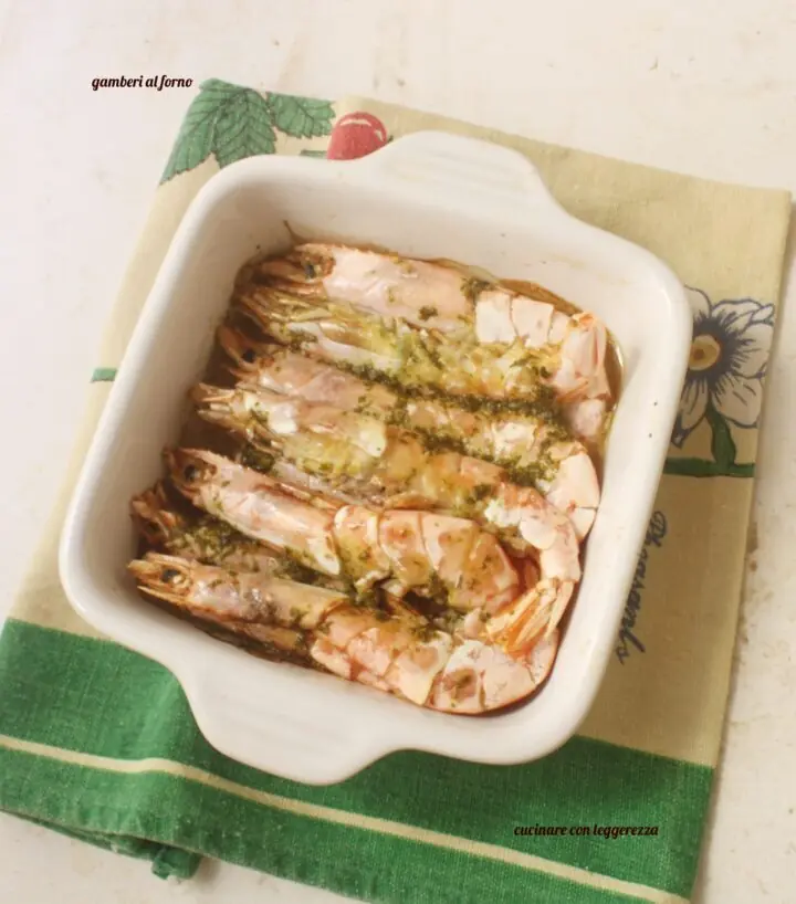 Gamberi al forno