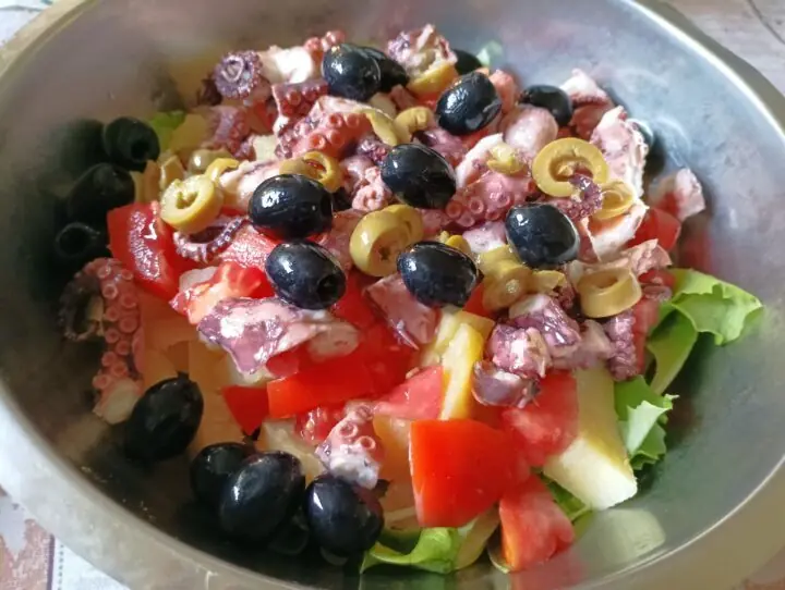 Insalata di polpo a modo mio
