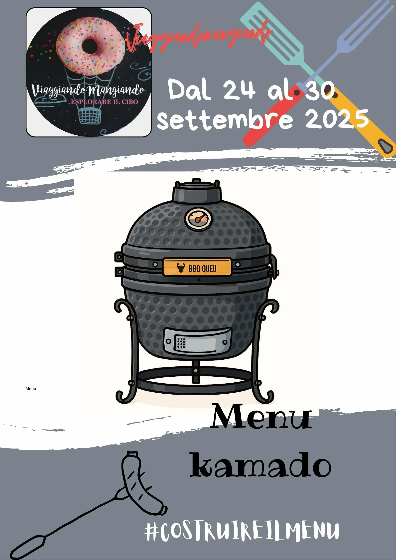Menu kamado per “costruire il menù”
