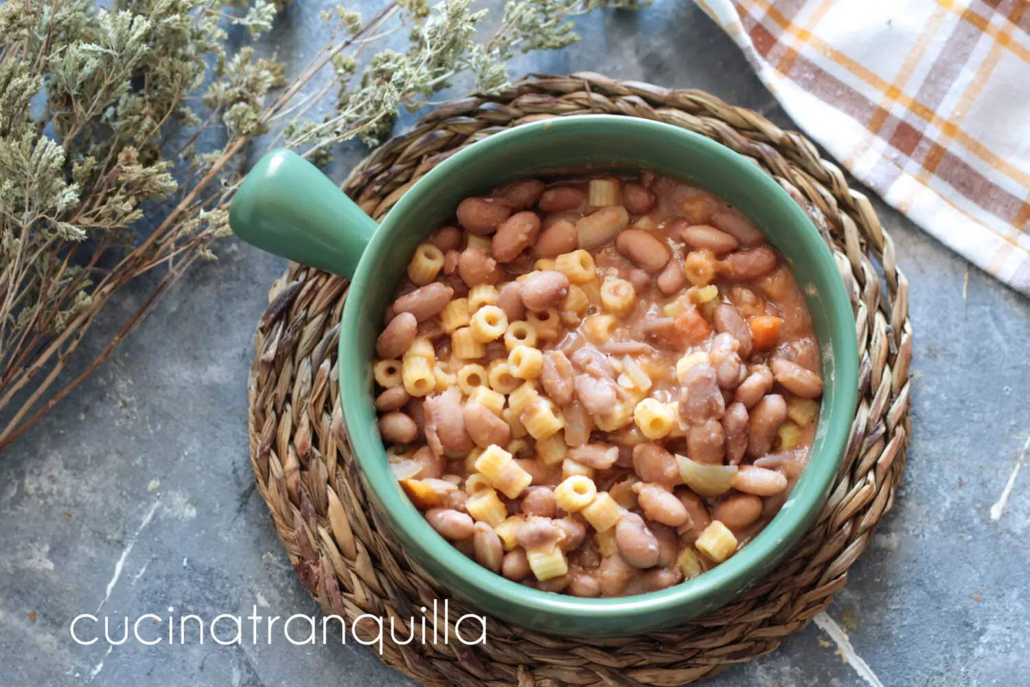 Minestra di pasta e fagioli