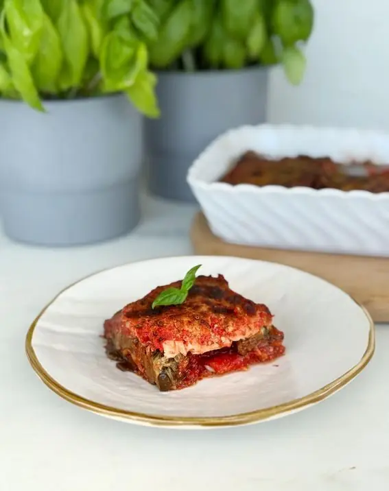 Parmigiana di melanzana al forno