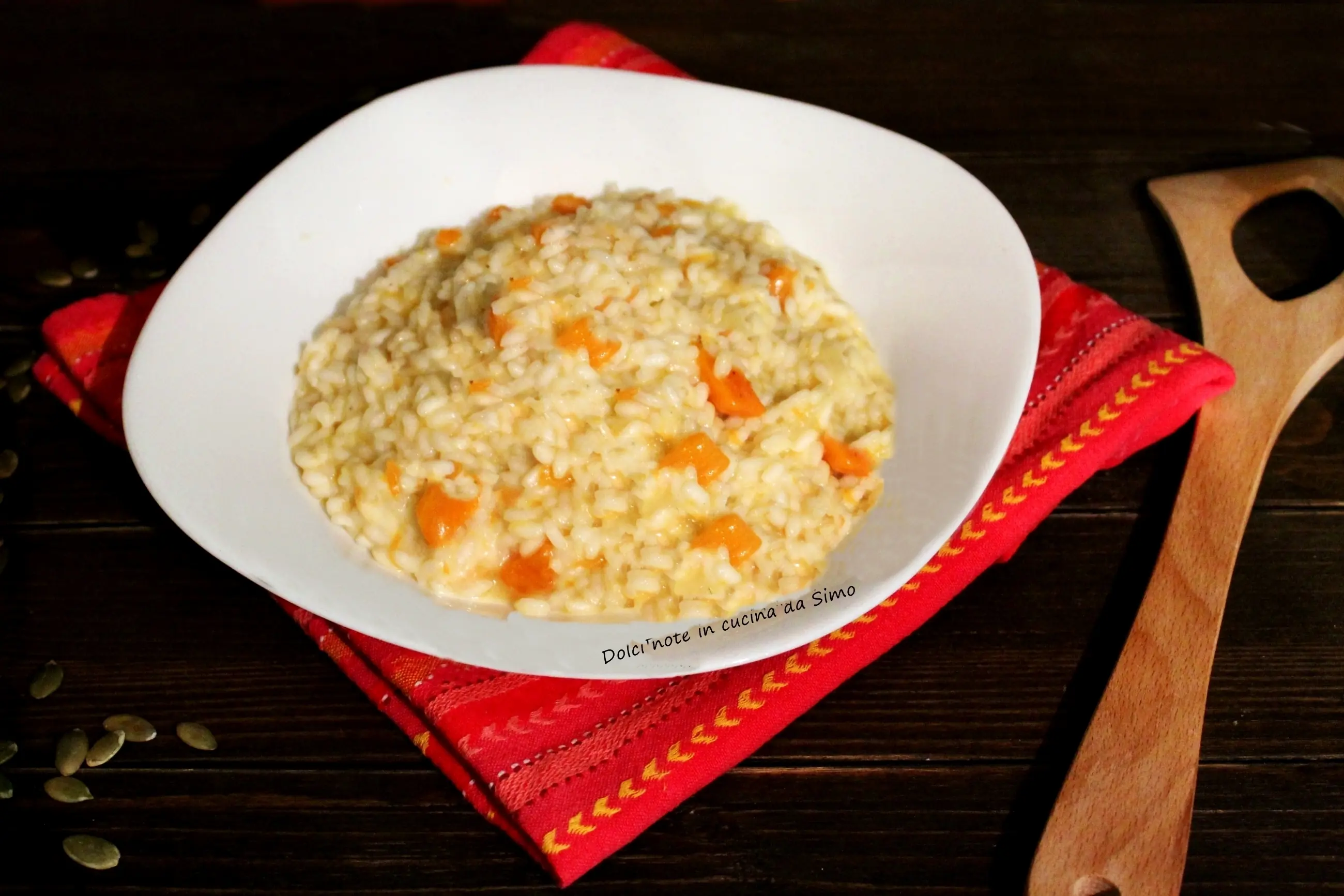 Risotto cremoso alla zucca