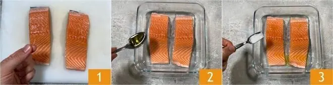 Salmone in friggitrice ad aria