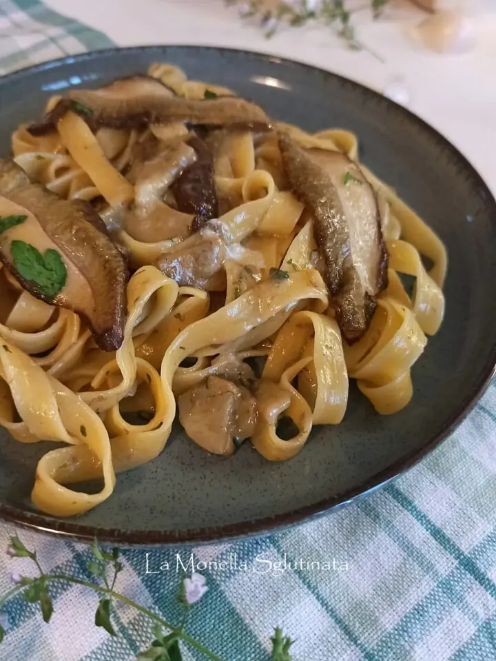 Tagliatelle ai funghi porcini senza glutine