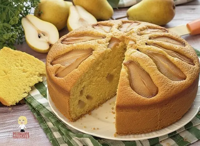 Torta di pere soffice