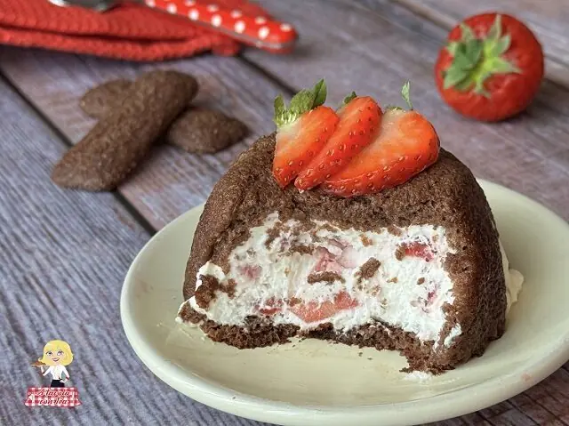 Tortino pavesini panna fragole