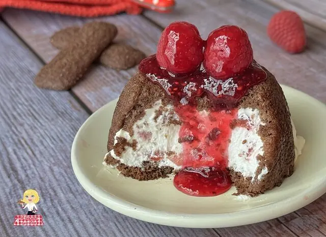 Tortino pavesini yogurt lamponi
