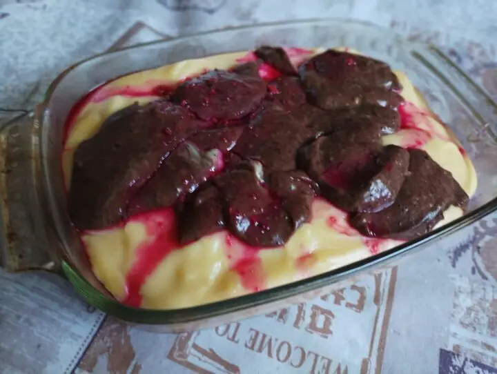 Zuppa inglese con torta marmorizzata