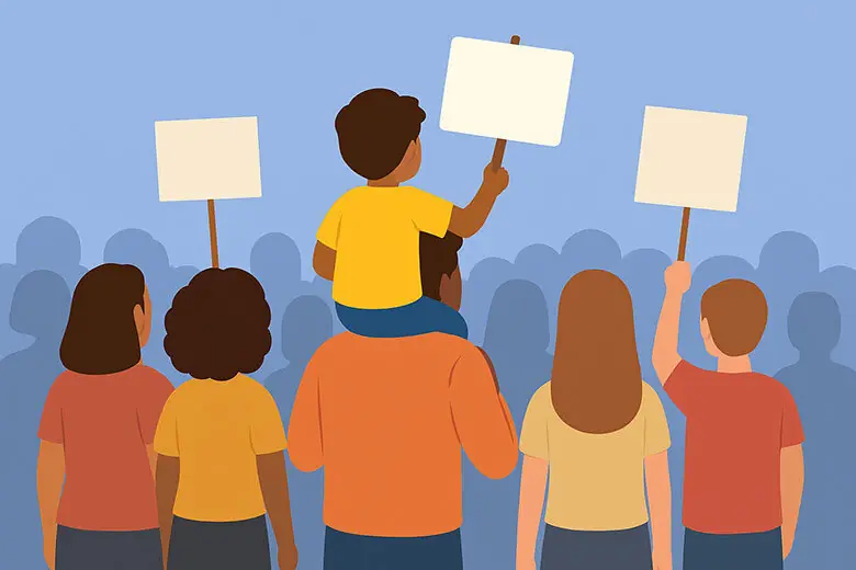 Bambini alle manifestazioni