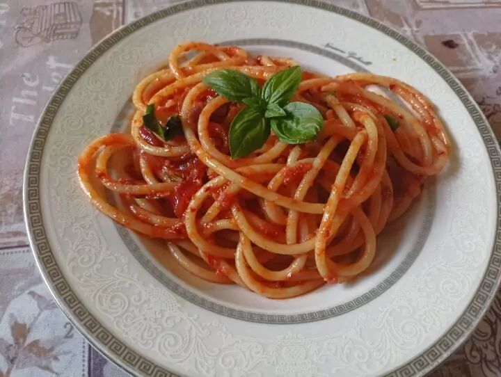 Bucatini con la nduja