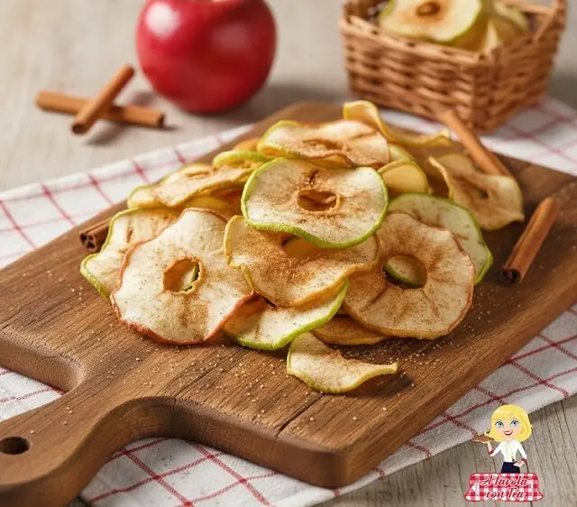 Chips di mela croccanti