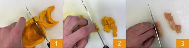 Couscous ceci, pollo e zucca